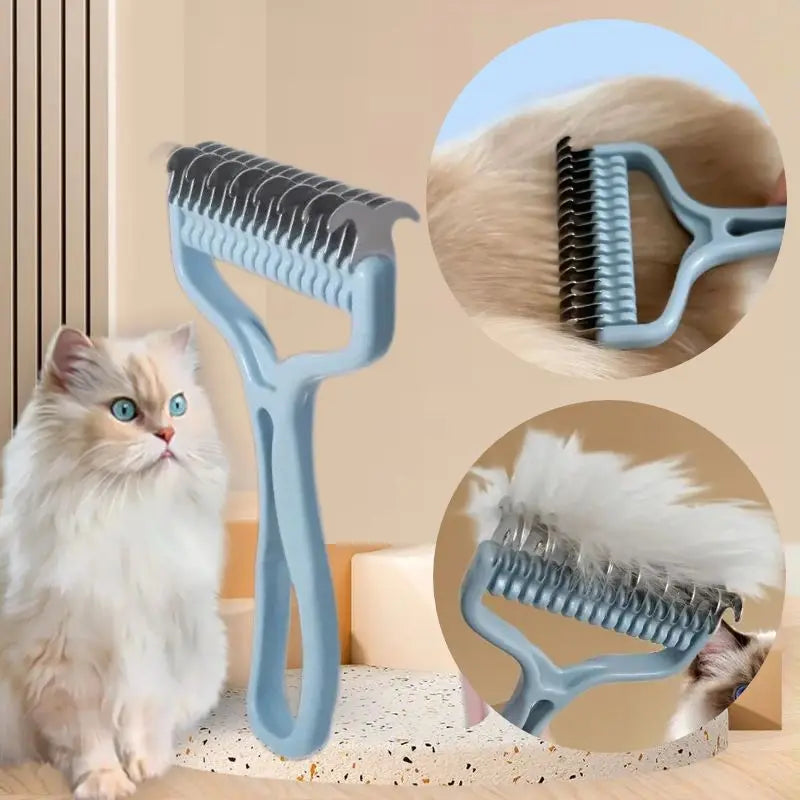 Cat brush Cat Fur Knot Cutter Pets Hair Removal Comb Dog Grooming