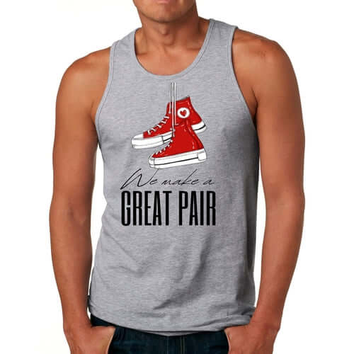 Mens Fitness Tank Top Graphic T-shirt Say it Soul - we Make a Great