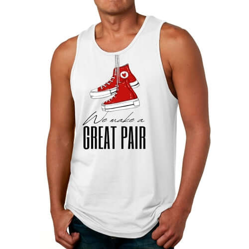 Mens Fitness Tank Top Graphic T-shirt Say it Soul - we Make a Great